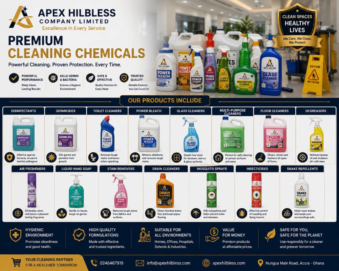 cleaning chemicals & detergents