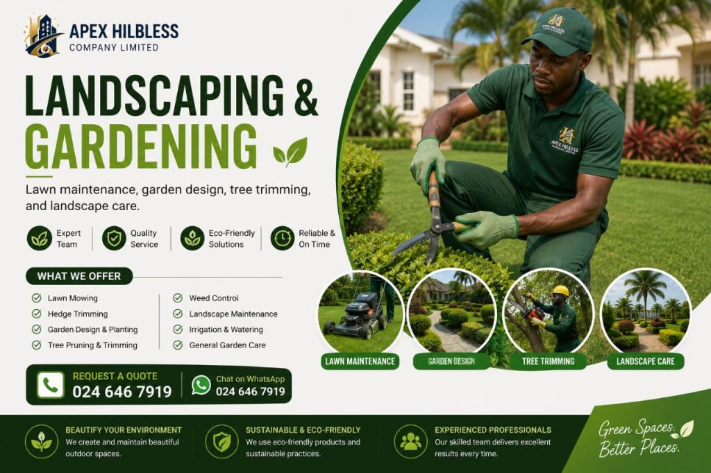 landscaping & gardening
